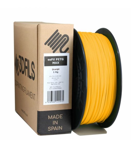 3DFILS - esFIL PETG Max LARANJA- 1KG