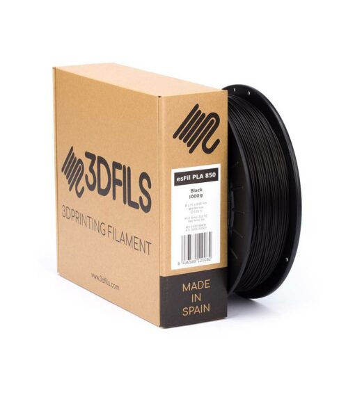 3DFILS - esFIL PLA Max Preto - 1KG