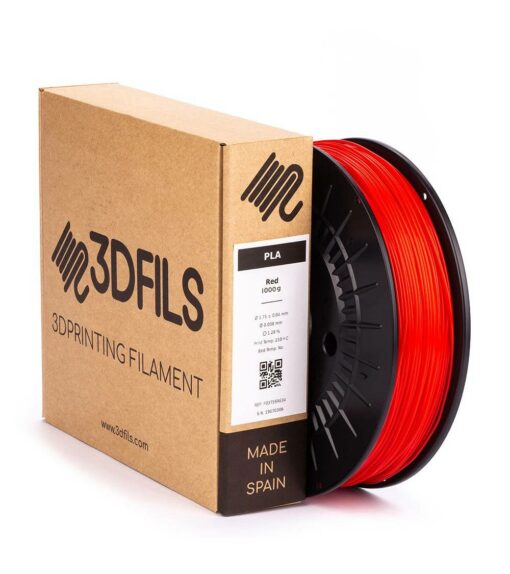 3DFILS - esFIL PLA Max VERMELHO - 1KG